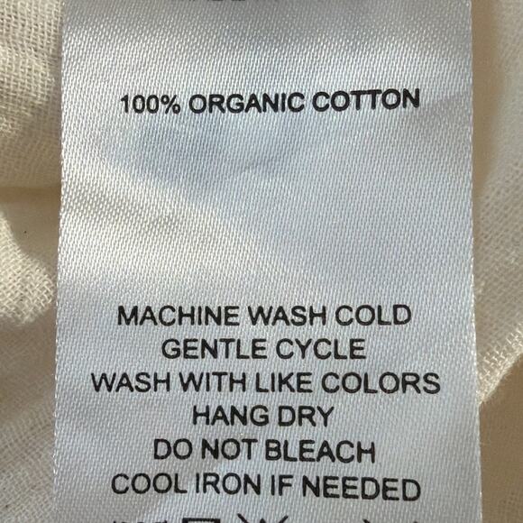Quince Organic Cotton Gauze Pants Vanilla Cream Sustainable Comfort Loungewear - Picture 8 of 8
